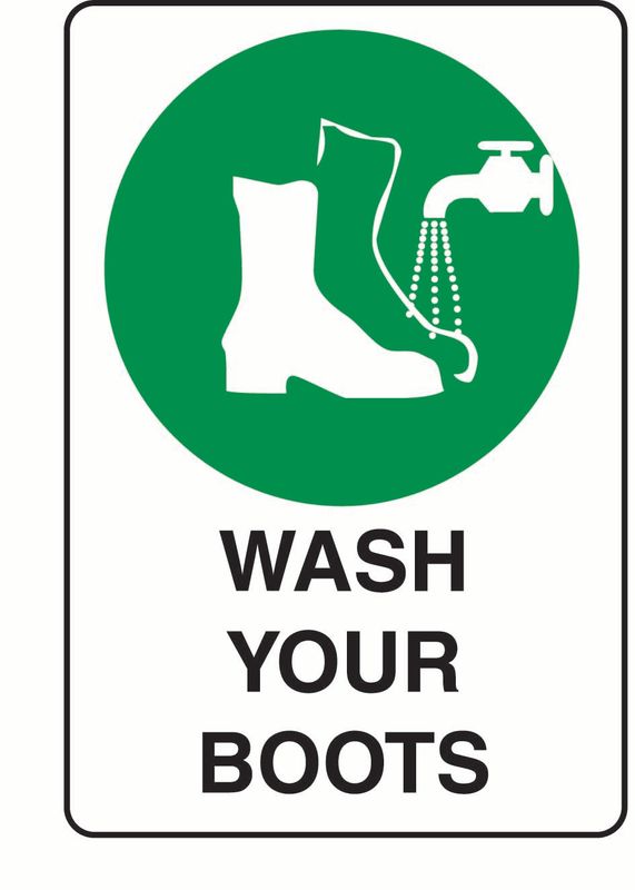 Wash Your Boots Coreflute