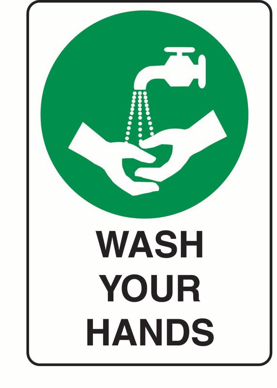 Wash Your Hands (Hands In Circle) Coreflute