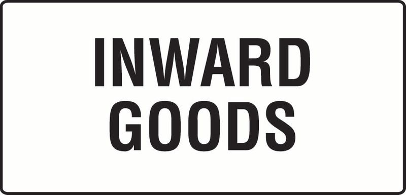 Inward Goods Sticker