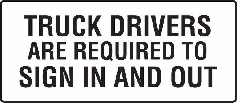 Truck Drivers Are Required To In And Out PVC
