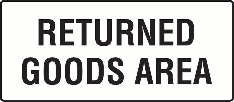 Returned Goods Area ACM