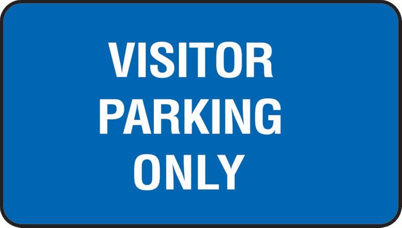 Visitor Parking Only PVC