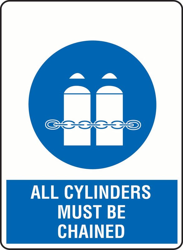 All Cylinders Must Be Chained Sticker