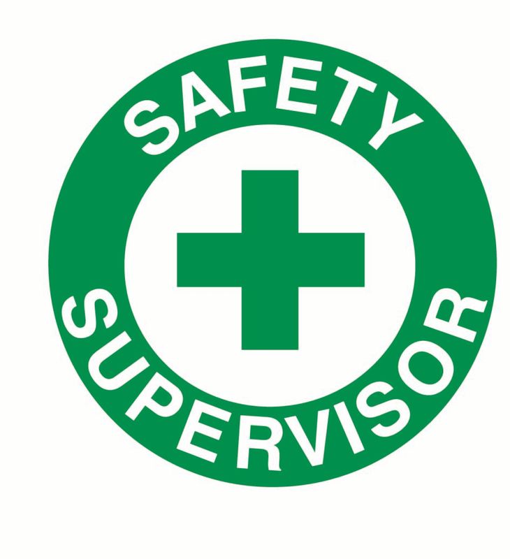 Safety Supervisor Sticker