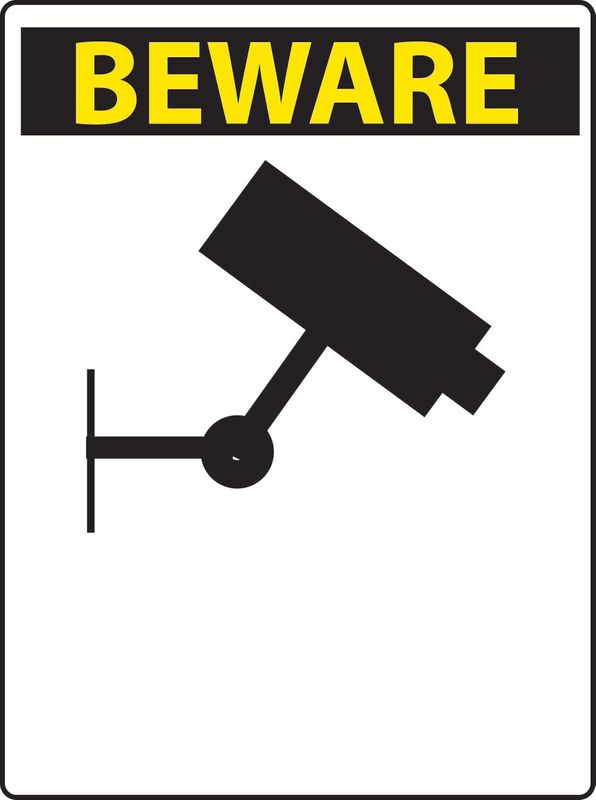 Beware (Custom Message) (Camera) Sticker