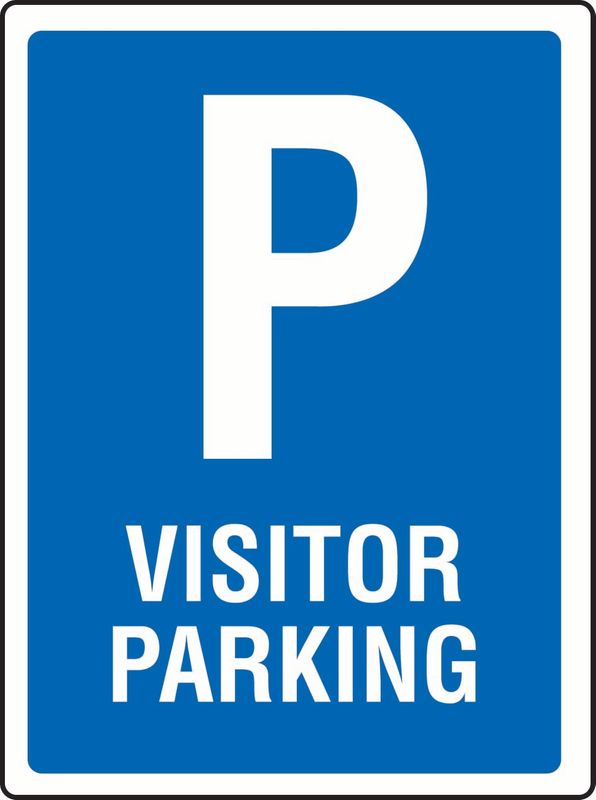 P Visitor Parking Sticker