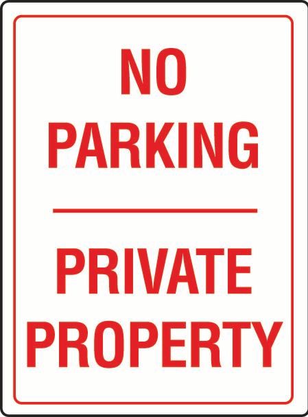 No Parking Private Property ACM
