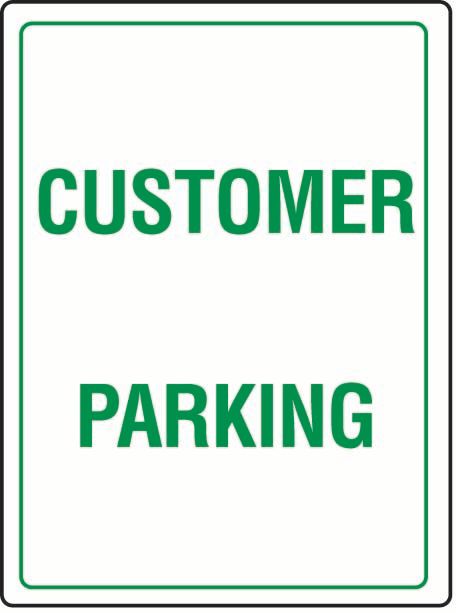 Customer Parking Sticker