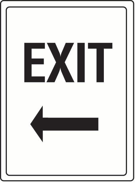 Exit (Left Arrow) Sticker