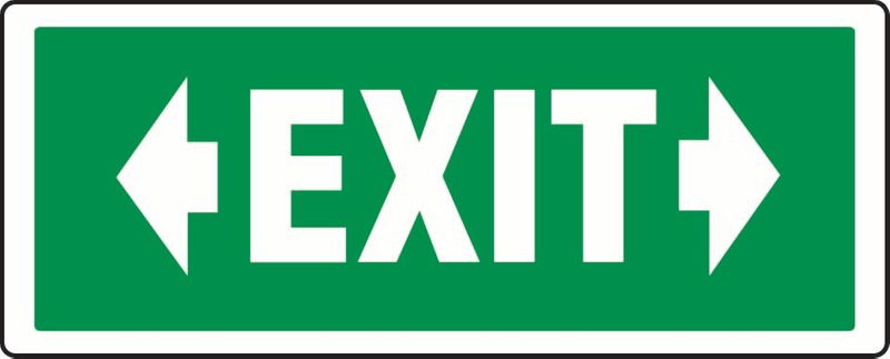 Exit (Left And Right Arrows) ACM