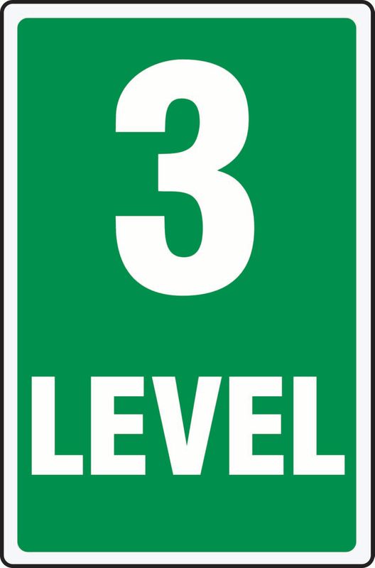 3 Level Sticker