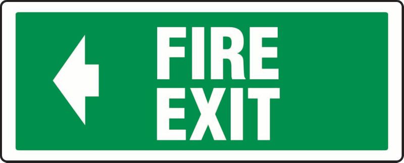 Fire Exit (Left Arrow) ACM