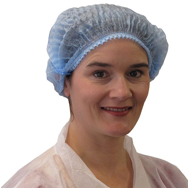 Bouffants Round Blue Hat