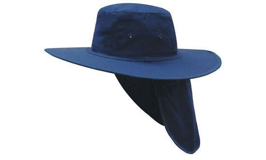 Headwear Canvas Sun Hat With Flap