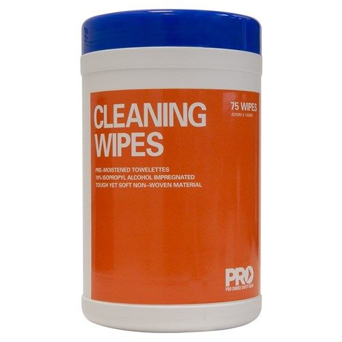 Pro Choice Isopropyl Wipes Tub 75