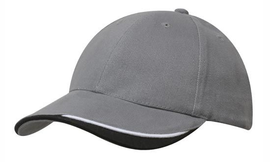 Headwear Brushed Heavy Cotton Cap - Indented Peak