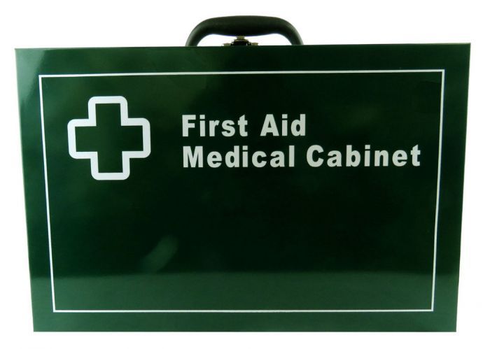 QSI Metal First Aid Cabinet Empty
