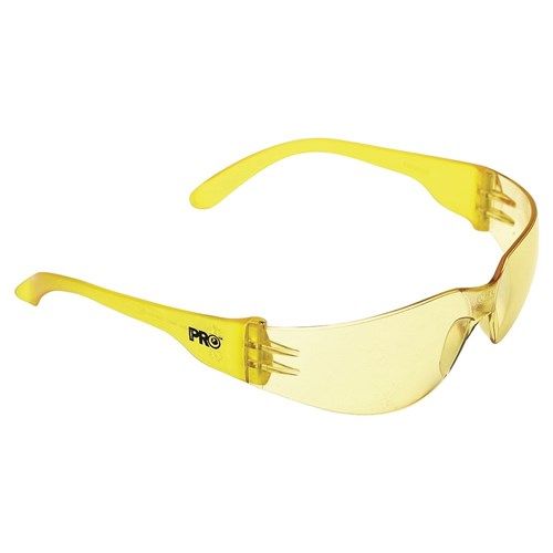 Pro Choice Tsunami Safety Glasses Amber Lens