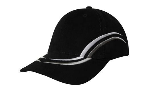 Headwear Brushed Heavy Cotton Cap - Embroidered Crown and Peak