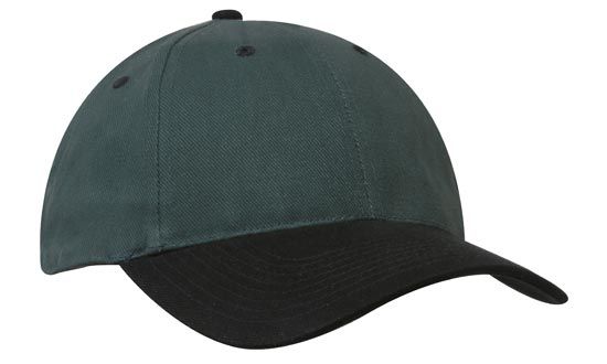 Headwear 6 Panel Brushed Cotton Cap