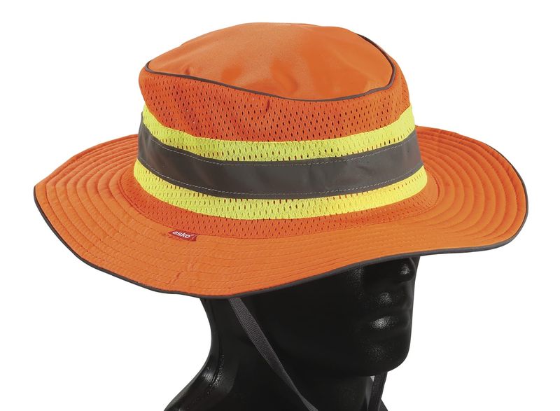 Esko Good2Glow Hi-Vis Full Brim Safari Hat Orange