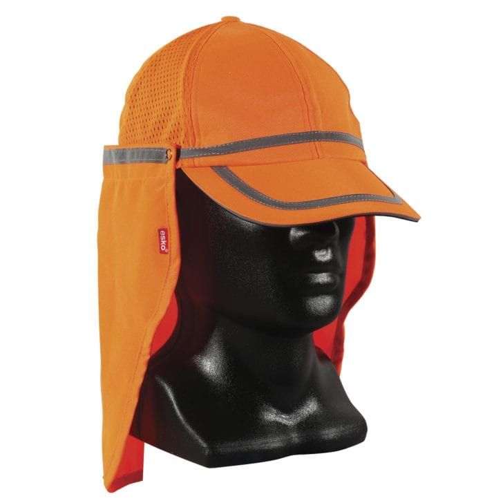 Esko Good2Glow Hi-Vis Baseball Cap With Neck Flap Orange