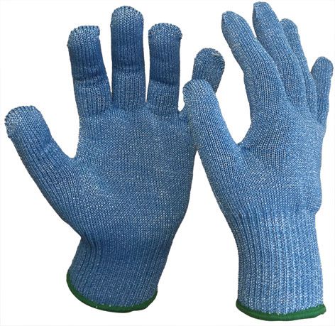 Armour Safety Blade Core Cut Resistant Level 5 Food Glove Blue