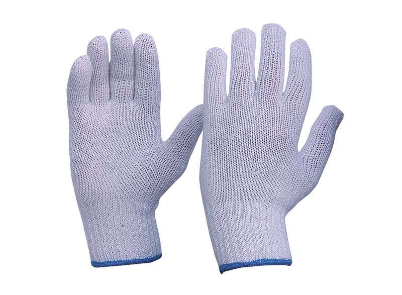 Esko Knitted Polycotton Glove White