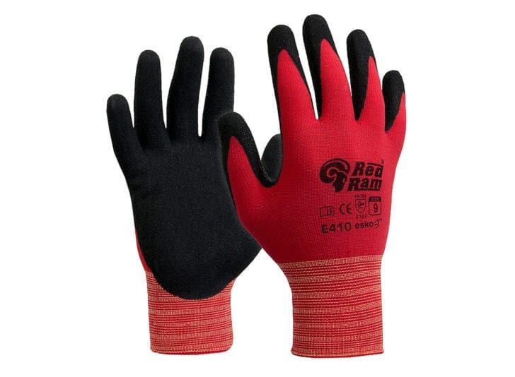 Esko Red Ram Sandy Latex Coating With Red Polyamide Liner Black
