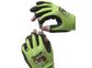 Esko Razor X323 Digit Gloves HPPE Cut Resistant Level 3 2-Finger PU Coating Neon Green