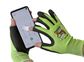 Esko Razor X323 Digit Gloves HPPE Cut Resistant Level 3 2-Finger PU Coating Neon Green