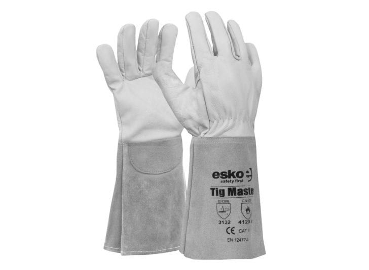 Esko TIG Master TIG Welders Glove Calf Grain 39cm Length With Extended Safety Cuff