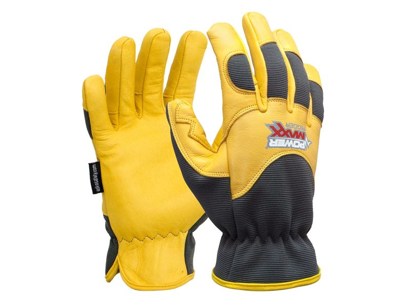 Esko Powermaxx Rigger Premium Gold Leather Mechanic Riggers Gloves