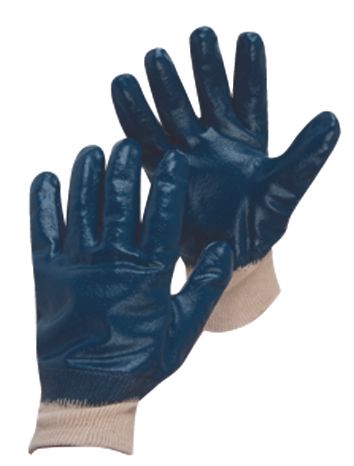 Armour Safety Nitrile Fully Coated Glove Blue