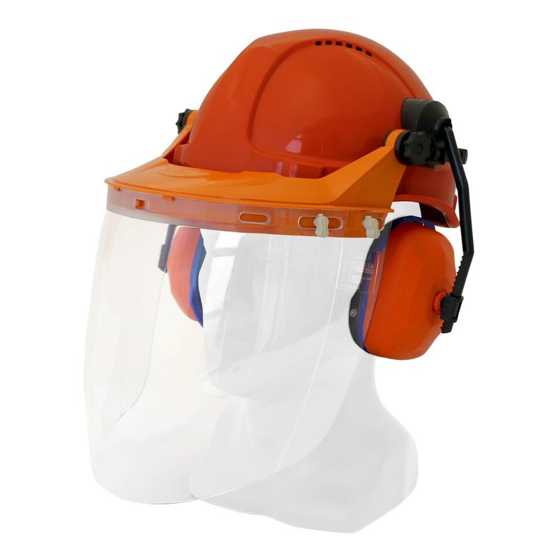 Esko Hard Hat Combo With Clear Visor (TS-VC) Assembled Available With Any TN1R Hard Hat