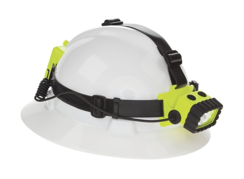 Esko Nightstick Intrinsically Safe Headlamp Dual Light 175 Lumens Hi Vis Yellow With High Contrast Green Light