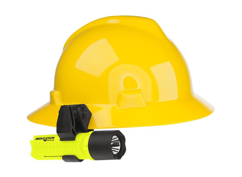 Esko Nightstick Helmet Mountable LED Flashlight 200 Lumens Yellow