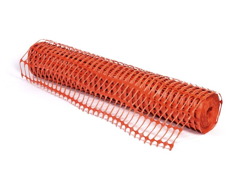Esko Economesh Plastic Safety Mesh 8kg Roll Orange 1m x 50m