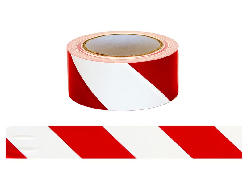 Esko Floor Aisle Marking Tape Red/White 50mm x 33m