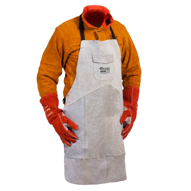 Esko Fusion Welders Apron Quality Chrome Leather Kevlar Stitched