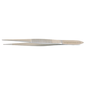 Livingstone Perfect Splinter Dissecting Forceps 14 Grams Fine Points Narrow Body Stainless Steel 12.5cm