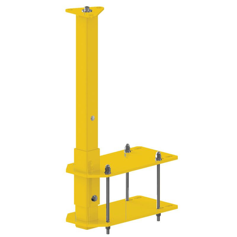 Zero Proton Temporary Beam Anchor Post