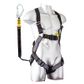 Zero Tradesmate Set Harness/Adjustable Lanyard Set with Scaffold Hook