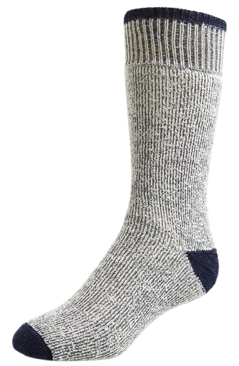 NZ Sock Company F617B Mens Superfleece Colour Out Tip, Heel And Toe Socks