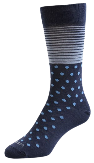 NZ Sock Company F434 Mens Merino Conflict Dress Socks