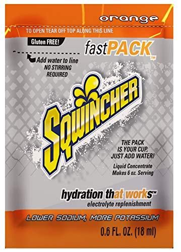 Sqwincher Concentrate Fast Pack Orange 18ml Pack 50