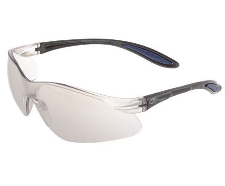 Vision Safe Harpoon Black Frame Silver I/O Mirror Lens