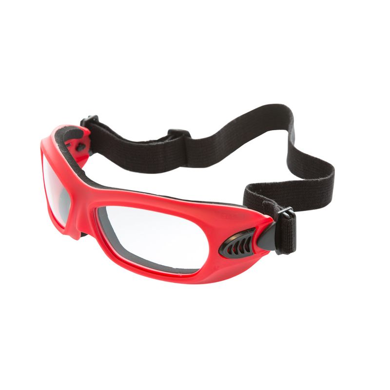 Vision Safe Flex Red Frame Clear A/F A/S Lens