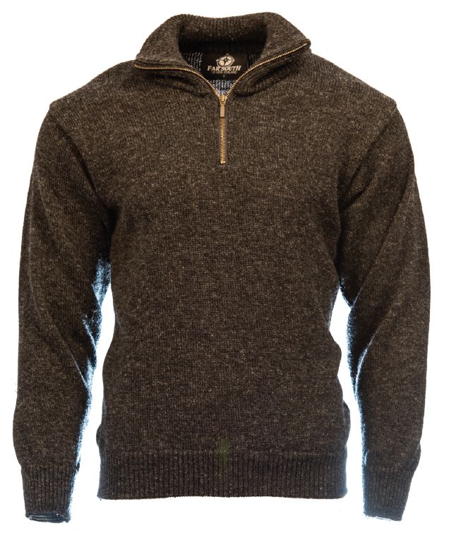 Far South Ohai Zip and Collar Jersey Coal