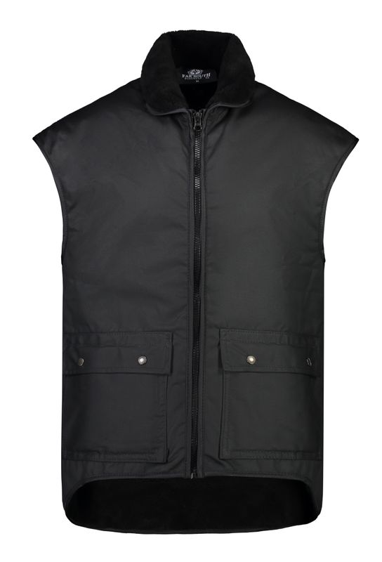Far South Glencoe Sleeveless Oilskin Vest Workplace Safety Safety
